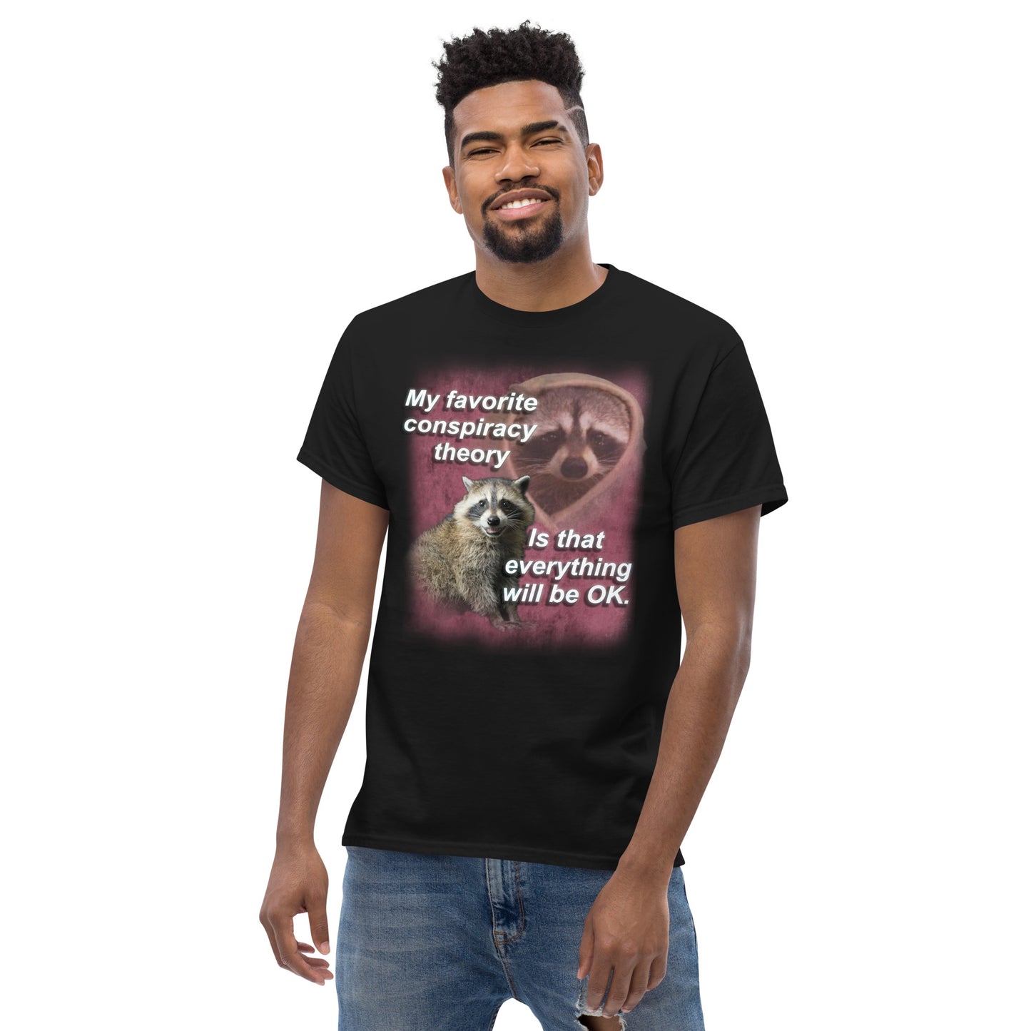 Conspiracy Theorist Raccoon Shirt