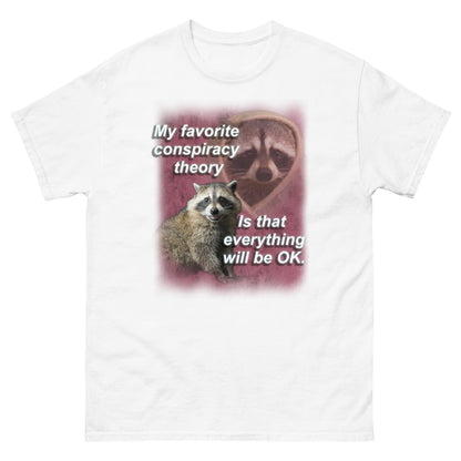 Conspiracy Theorist Raccoon Shirt